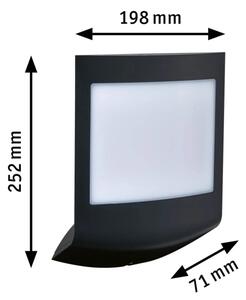 Paulmann 94513 - RGBW LED/8,2W IP44 Stmievateľné domové číslo PADEA 230V