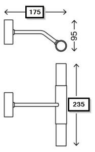 Briloner 2096-022 - LED Nástenné svietidlo 2xG9/2,25W/230V