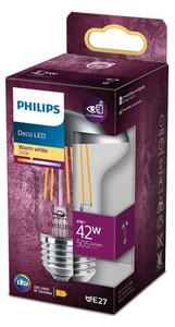 LED Žiarovka so zrkadlovým vrchlíkom Philips DECO E27/4W/230V 2700K