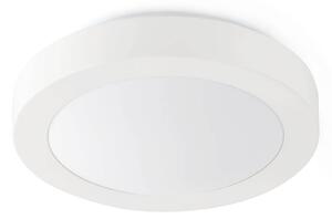 Kúpeľňové stropné svietidlo Logos, Ø 35 cm, biela
