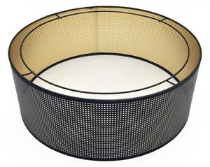 Stropné svietidlo SIRJA PLISADO 3xE27/15W/230V priemer 35 cm čierna/zlatá
