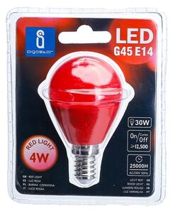 LED Žiarovka G45 E14/4W/230V červená - Aigostar