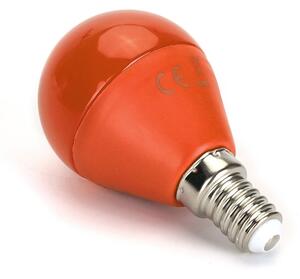 LED Žiarovka G45 E14/4W/230V oranžová - Aigostar