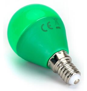 LED Žiarovka G45 E14/4W/230V zelená - Aigostar