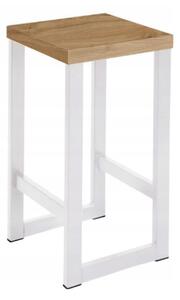 Taburet 60 - biela