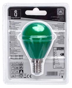 LED Žiarovka G45 E14/4W/230V zelená - Aigostar