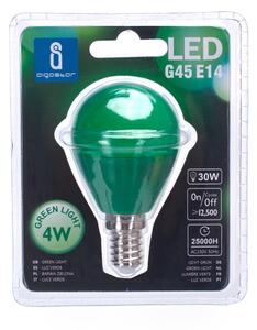 LED Žiarovka G45 E14/4W/230V zelená - Aigostar