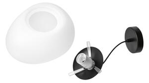 BRILAGI - Závesný luster na lanku PEBBLES 1xE27/40W/230V pr. 30 cm čierna