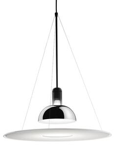 FLOS Frisbi – závesná lampa s bielym diskom