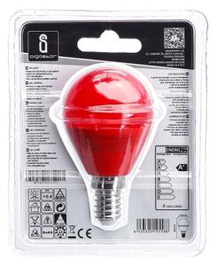 LED Žiarovka G45 E14/4W/230V červená - Aigostar