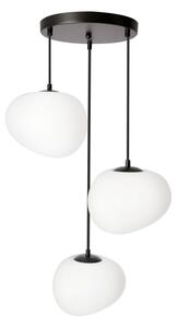BRILAGI - Závesné svietidlo na lanku PEBBLES 3xE27/40W/230V pr. 42 cm čierna
