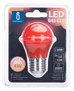 LED Žiarovka G45 E27/4W/230V oranžová - Aigostar