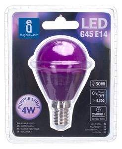 LED Žiarovka G45 E14/4W/230V fialová - Aigostar