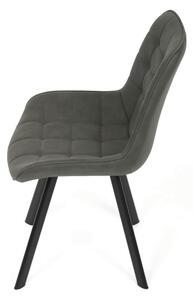 Jedálenská stolička sivá HC-V3066 GREY3