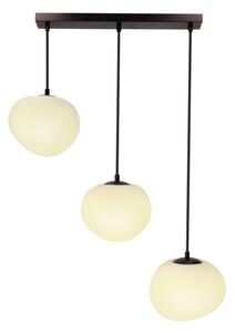 BRILAGI - Závesné svietidlo na lanku PEBBLES 3xE27/40W/230V čierna