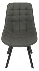 Jedálenská stolička sivá HC-V3066 GREY3