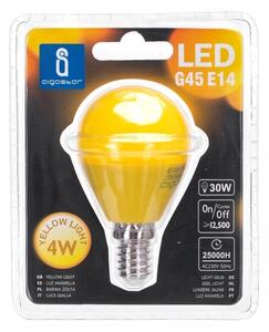 LED Žiarovka G45 E14/4W/230V žltá - Aigostar