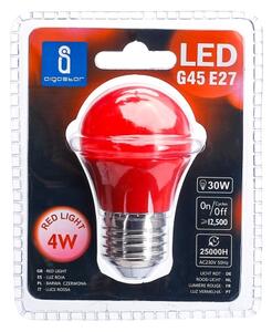 LED Žiarovka G45 E27/4W/230V červená - Aigostar