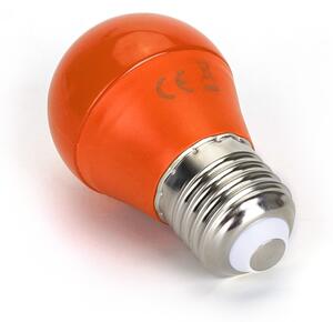 LED Žiarovka G45 E27/4W/230V oranžová - Aigostar