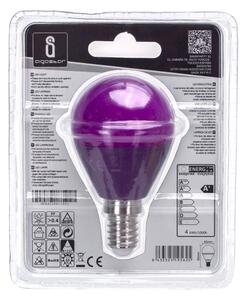 LED Žiarovka G45 E14/4W/230V fialová - Aigostar