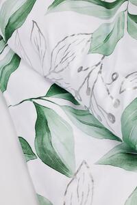 Obliečky Exclusive Leaves bielo-zelená 140x200 cm