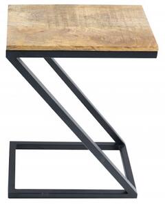 Butler príručný stolík bledohnedý 30 cm