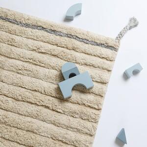 Modro-krémovobiely umývateľný koberec 100x150 cm Dalia – Nattiot