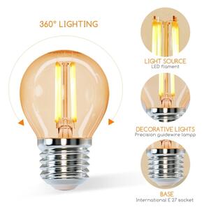 LED Žiarovka G45 E27/6W/230V 2200K - Aigostar