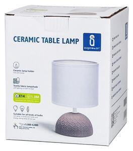 Aigostar - Stolná lampa 1xE14/40W/230V hnedá/biela