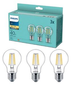 SADA 3x LED Žiarovka VINTAGE Philips E27/4,3W/230V 2700K