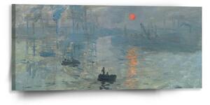 Sablio Obraz Impresia, východ slnka - Claude Monet - 110x50 cm