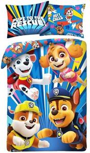 Bavlnené posteľné obliečky Labková patrola - Paw Patrol - motiv Pups to the Rescue! - 100% bavlna - 70 x 90 cm + 140 x 200 cm
