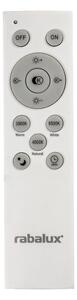 Rabalux 2131 - LED stmievateľné stropné svietidlo LUPITA LED/40W/230V strieborné + diaľkové ovládanie