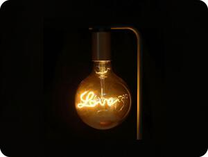 V-TAC E27 LED Filament LOVE žiarovka 5W (70Lm), G125, 2200K