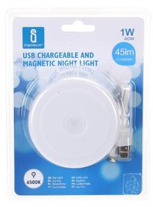 Aigostar - LED Stmievateľné prenosné nočné svietidlo LED/1W/5V 6500K+ USB