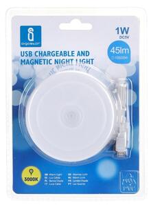 Aigostar - LED Prenosné nočné svietidlo LED/1W/5V 3000K + USB
