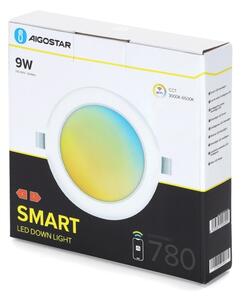 Aigostar - LED Stmievateľné podhľadové svietidlo LED/9W/230V pr. 14,5 cm Wi-Fi