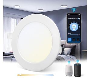 Aigostar - LED Stmievateľné podhľadové svietidlo LED/9W/230V pr. 14,5 cm Wi-Fi