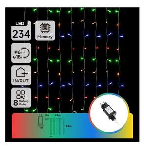 Aigostar - LED vonkajší svetelný reťaz 234xLED/8 funkcií 1,2x1,8 m IP44 viacfarebný