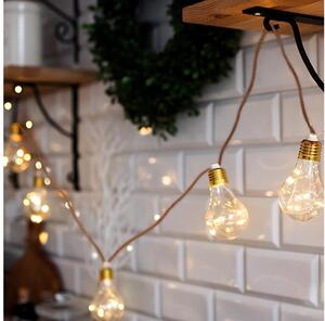 Brilagi - LED dekoratívny reťaz 10xLED/3xAA 1,8 m teplá biela