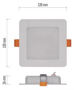 LED Podhľadové svietidlo LED/9W/230V 12x12 cm biela