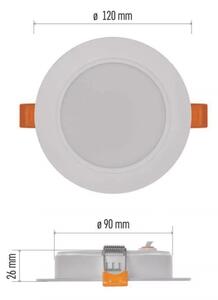 LED Podhľadové svietidlo LED/9W/230V pr. 12 cm biela