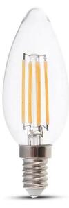 LED Stmievateľná žiarovka FILAMENT E14/4W/230V 3000K