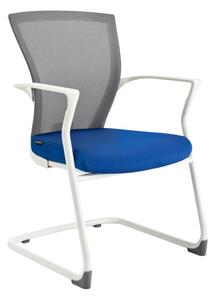 Rokovací kancelárska stolička Office More MERENS WHITE MEETING — viac farieb Modrá BI 204