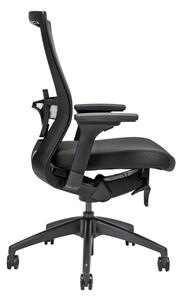 Kancelárska stolička na kolieskach Office More MERENS BP – s podrúčkami a bez opierky hlavy Modrá BI 204