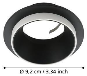 Eglo 900453 - Podhľadové svietidlo CAROSSO 1xGU10/35W/230V čierna