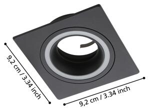 Eglo 900451 - Podhľadové svietidlo CAROSSO 1xGU10/35W/230V antracit