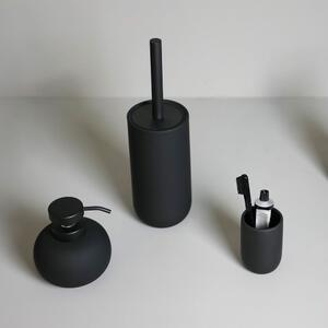 Čierna keramická WC kefa Lotus - Mette Ditmer Denmark