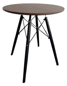 Okrúhly jedálenský stôl 80cm biely škandinávsky štýl | jaks