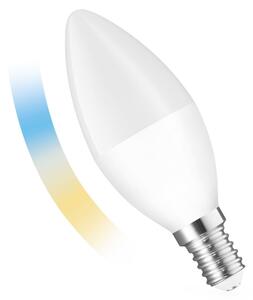 LED Stmievateľná žiarovka E14/5W/230V 2700-6500K Wi-Fi Tuya